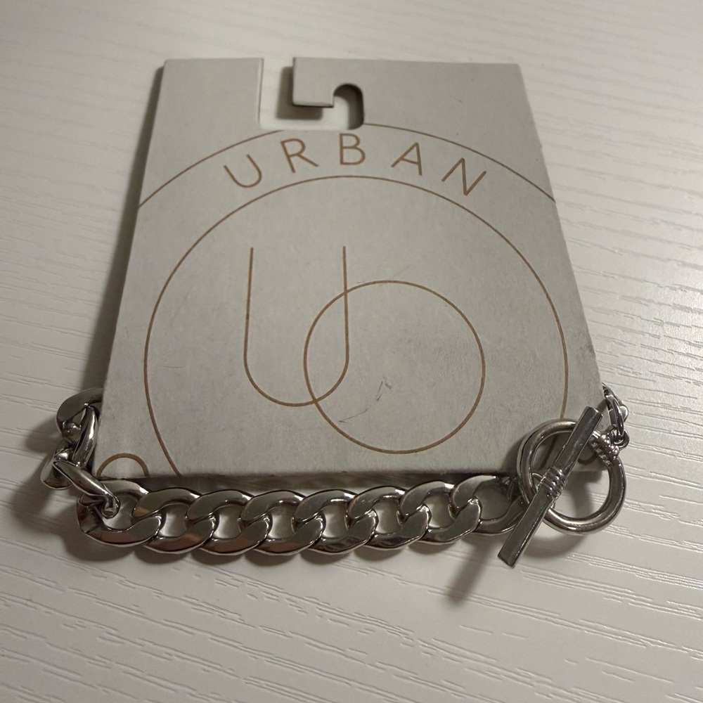 Urban Outfitters Silver Chain Bracelet